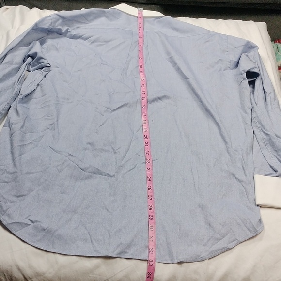 Italo Mando men's long sleeve button down shirt size Reg 17 - Picture 11 of 13